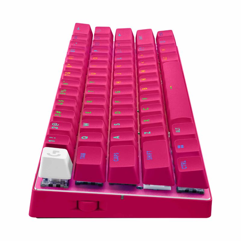 LOGITECH Pro X 60 Lightspeed Wireless Gaming Keyboard Magenta (gx-brown) 920-011954-image 4