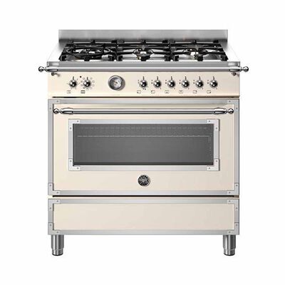BERTAZZONI 90cm Standing Cooker Ivory HER96L1EAVT