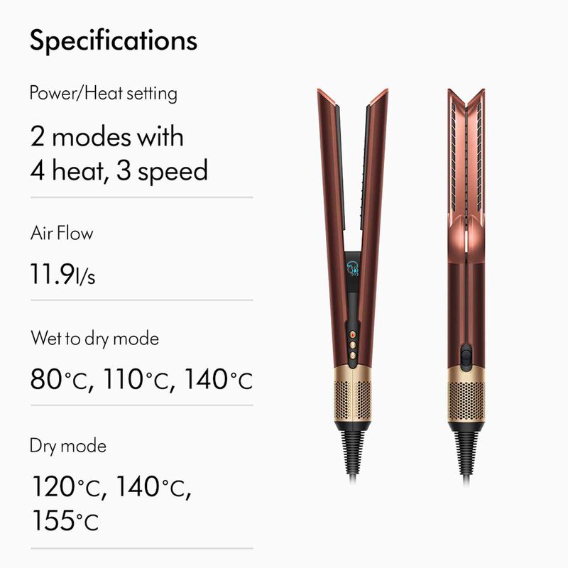 DYSON Airstrait Dryer And Straightener - Plum/copper HT03-A PL/CO (650108-01)-image 11