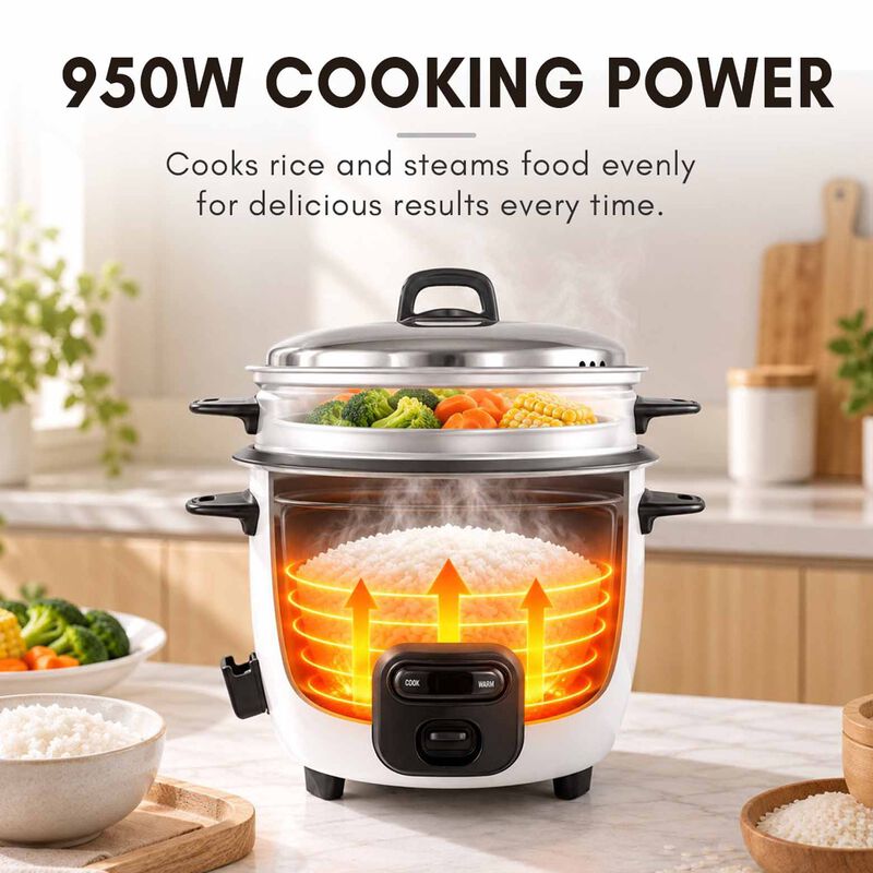 CORNELL Conventional Rice Cooker (1.8l) CRCCS182B-image 8