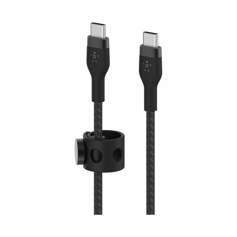 BELKIN Boostcharge Pro Flex Usb-c To Usb-c Cable 60w 1m Black CAB011BT1MBK-image 2