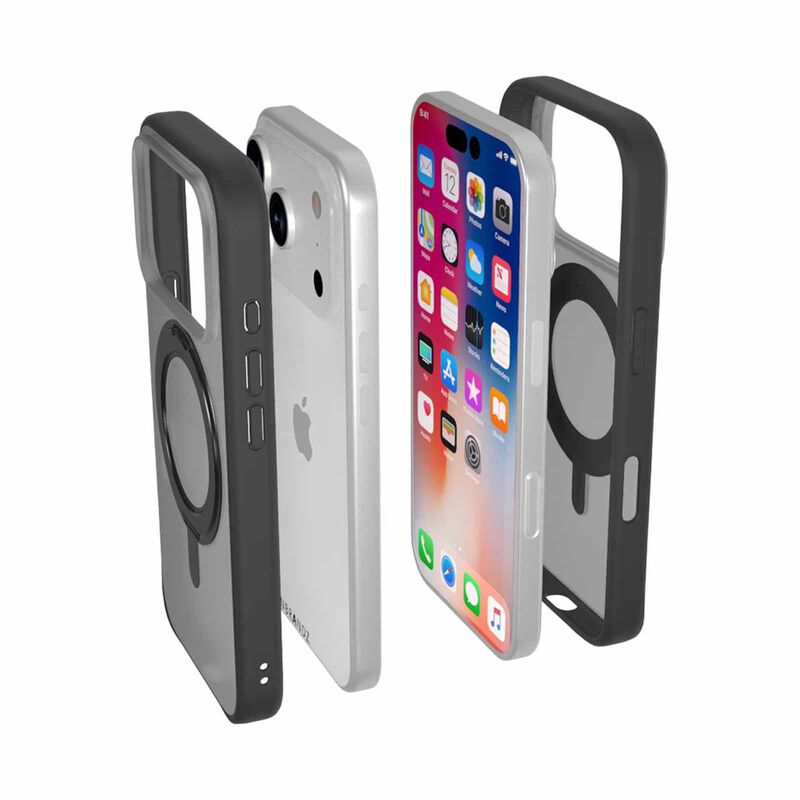 N.BRANDZ Mag360 Touch 360 Rotation Protective Case For Iphone 17 Pro-mattblack N-MAG360-IP17P-MB-image 2