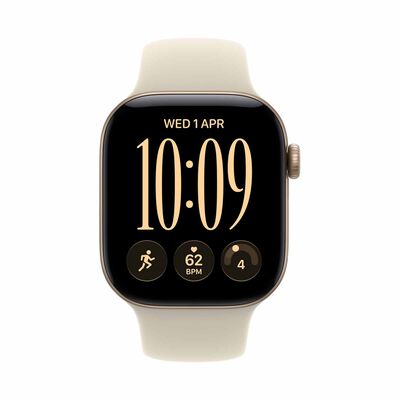 APPLE Watch Series 12 Gps 42mm Light Gold Aluminium Case With Sand Sport Band - M/l MJEE4X/A