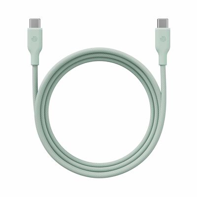 BAZIC Gocharge Weave C-c Cable 480mbps, 60w 1.5m - Green CBL-GCWE-GRN150