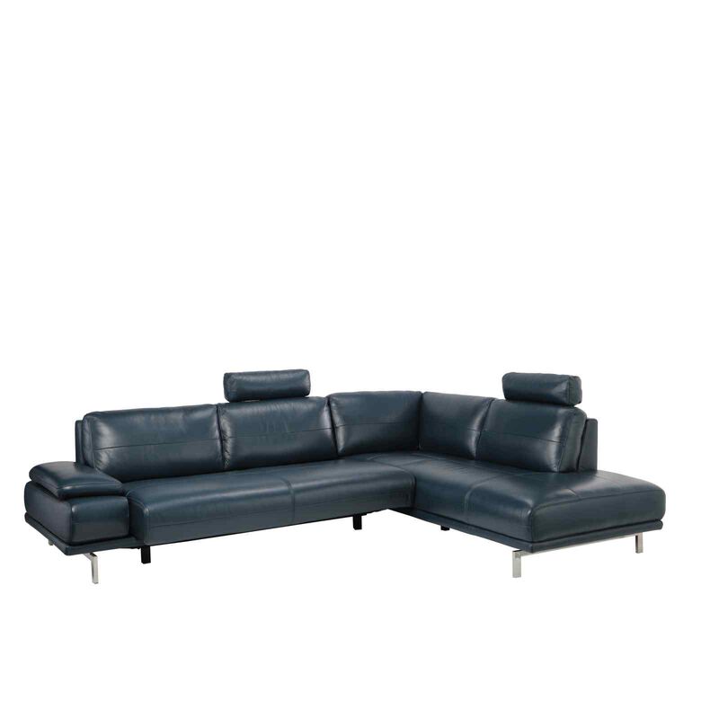 L Shaped (fl) C10 Right Mto Full Leather Slider Sofa+2 H/r ELIZA-image 3