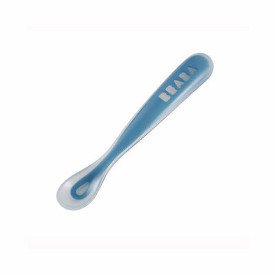 BEABA Silicone Spoon - Blue (online) 1ST STAGE