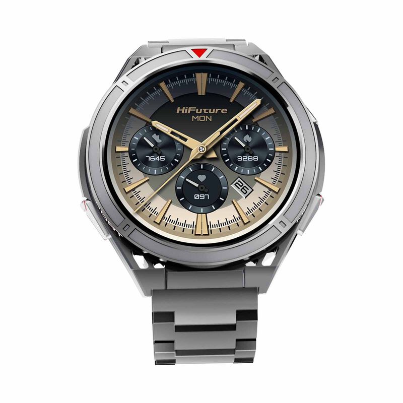 HIFUTURE Active - Silver Bluetooth Smartwatch With Gps And Heart Rate Function HSSW9SL-image 1