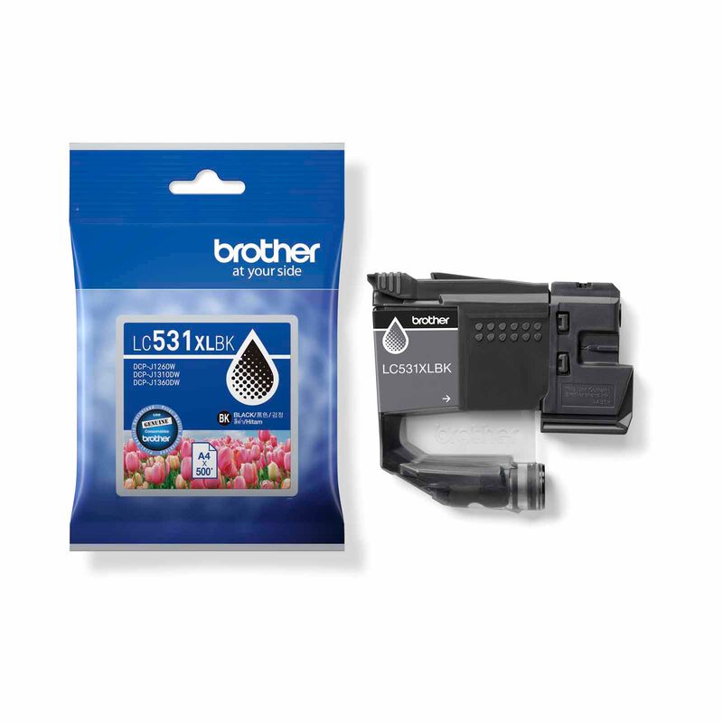 BROTHER High Yield Black Cartridge Yields 500 Pages LC531XLBK OCE/ASA-image null