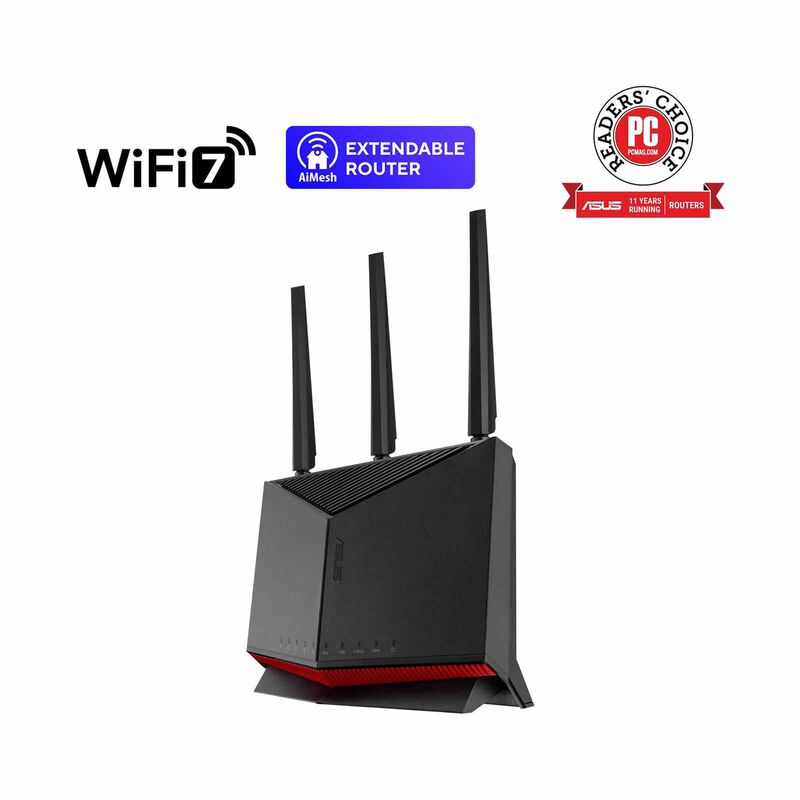 ASUS Dual Band Wifi 7 Router RT-BE86U-image 2
