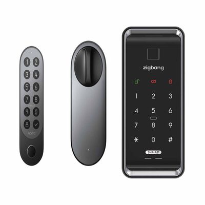 AQARA A+z* U200 (door) + Zigbang Shp-a21(gate) + Installation Black AQARA U200 (DOOR) + ZIGBANG SHP-A21(GATE) + INSTAL