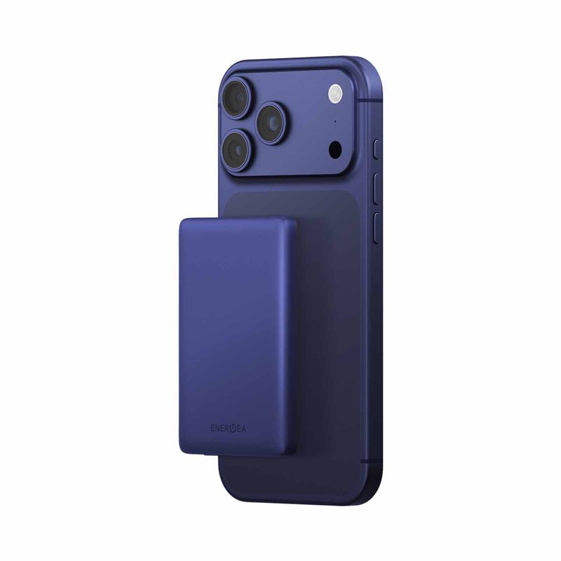 ENERGEA Alupac Mini 3c, 5000mah Mini Aluminium Magsafe Compatible Powerbank - Indigo Blue AP-MINI5K-BLU-3C-image 4