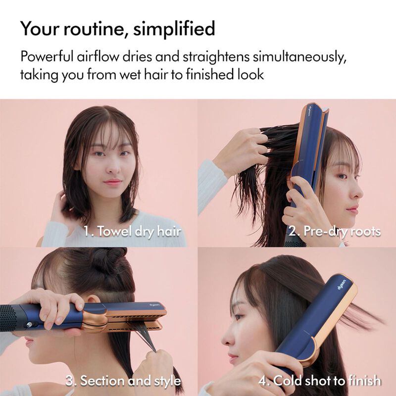 DYSON Airstrait Straightener Ht01 (599523-01) - Sakura Cherry AIR STRAIT HT01 SAKURA CHERRY (599523-01)-image 6