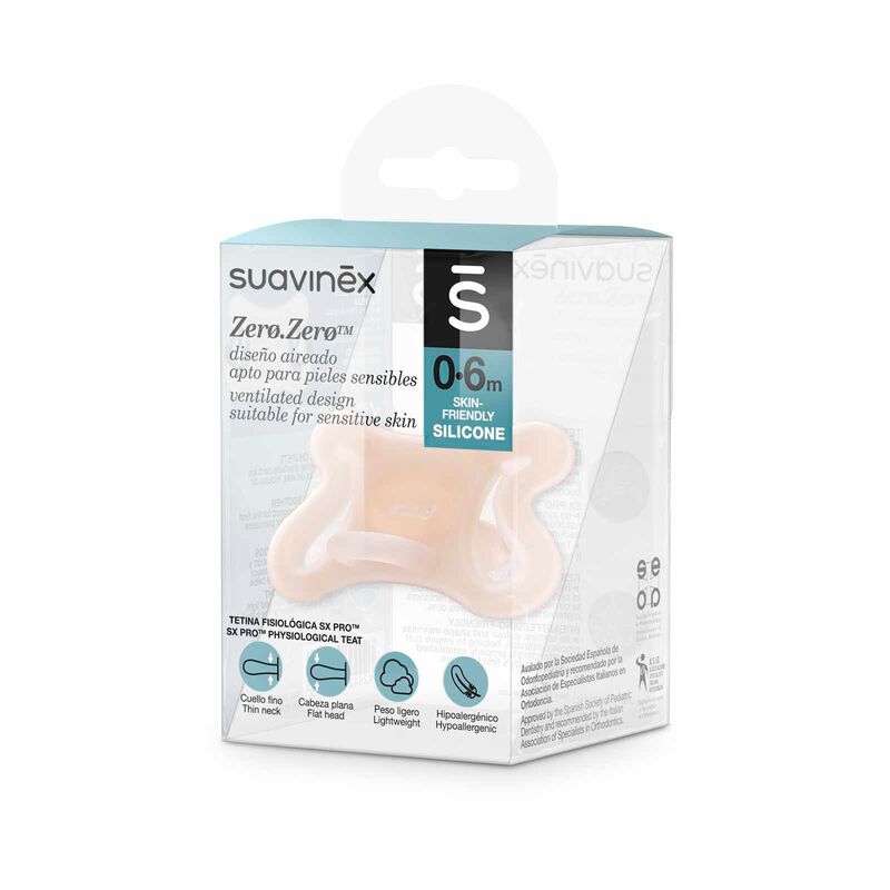 SUAVINEX Physiological Air Flow Silicone Soother 0-6m (online) ZERO ZERO-image 2