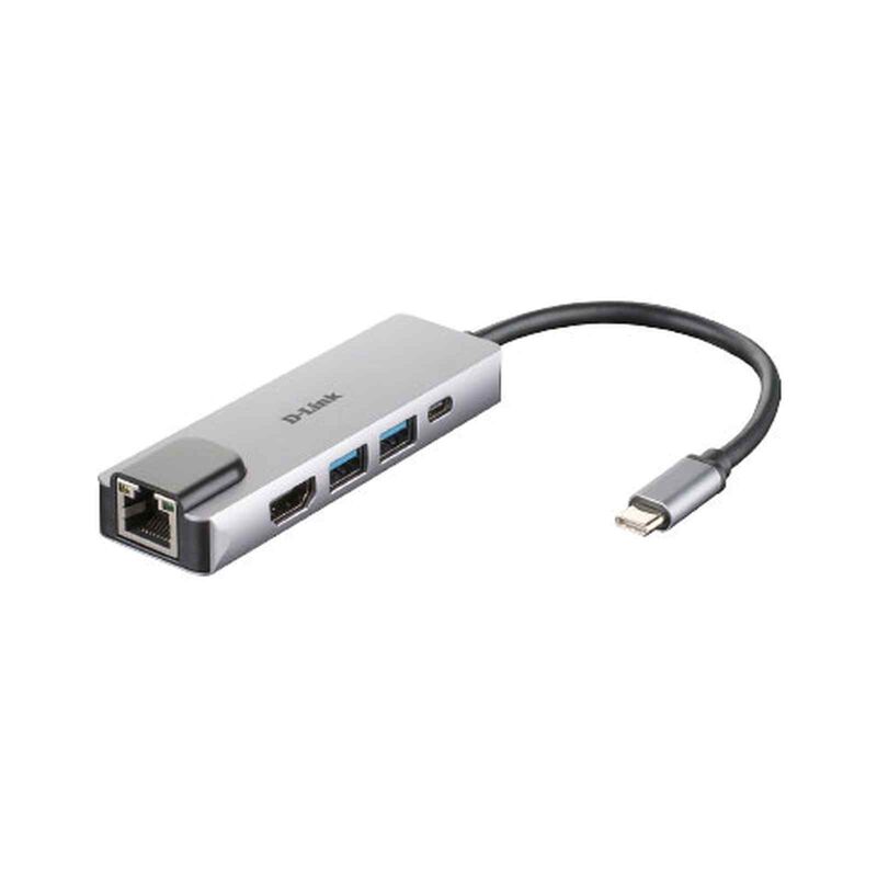 DLINK 5-in-1 Usb-c Hub With Hdmi/ Ethernet And Power Delivery DUB-M520-image 1
