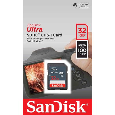 SANDISK Ultra Sdhc Sdunr 32gb C10 Uhs-i 100mb/s R 3x 5 SDSDUNR-032G-GN3IN