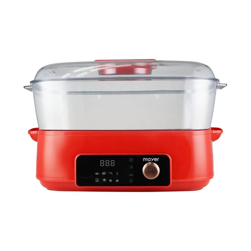 MAYER Digital Food Steamer - 28l - Red MMFS280D-image 5