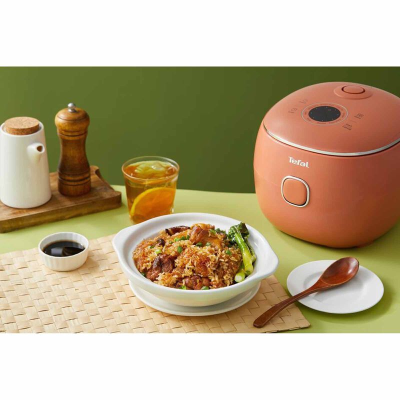 TEFAL Pop Fuzzy Logic Rice Cooker (0.7l) - Terracotta RK535T-image 6