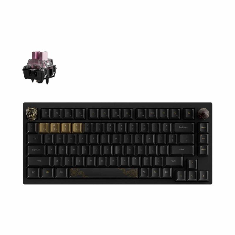 KEYCHRON Black Myth: Wukong, Full Assembled, Rgb, Ttc Golden Pink Switch, Keyboard - Deluxe Version KYCN-WKD-21-image 1