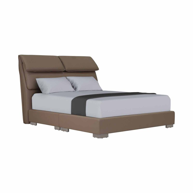 MAXCOIL Queen Size Bed Frame JEAN HEADBOARD WITH DIVAN 5 INCHES /8 INCHES-image null