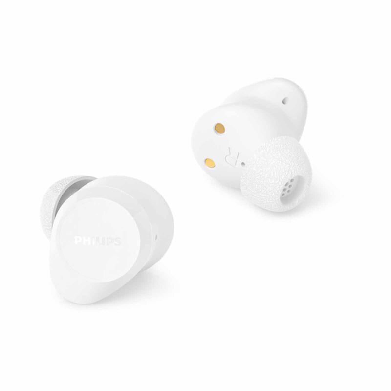 PHILIPS Wireless In-ear Bud, 10mm Drivers, Bt6.0, Ipx4 Splash TAT1300WT/97-image 4