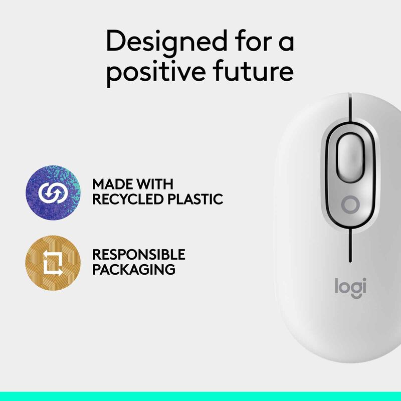 LOGITECH Pop Mouse With Emoji - Off White 910-007400-image 16