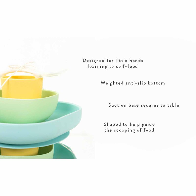 BEABA Suction Meal Set - Jungle (online) SILICONE-image 4
