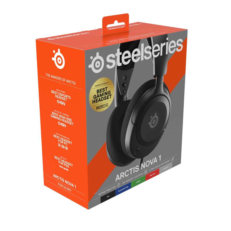 STEELSERIE Over Ear Wired Headset ARCTIS NOVA 1 BLACK-image 6