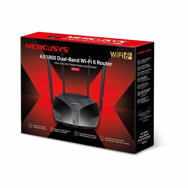 TP LINK Ax1800 Dual-band Wifi 6 Router MERCUSYS MR70X-image 7