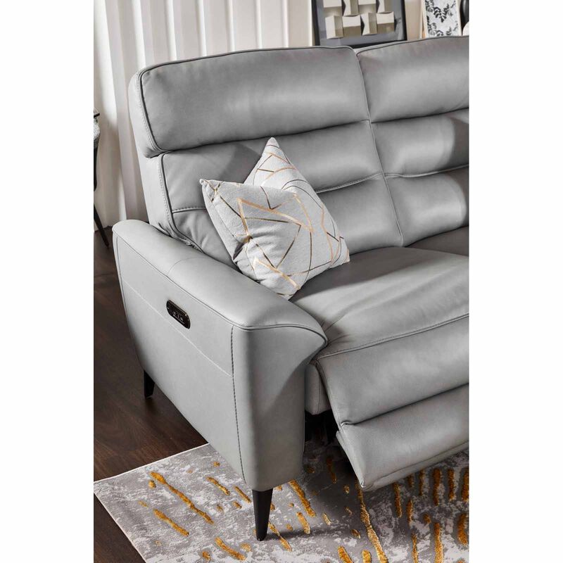 3rr-e Seater (fl) Grey Full Leather Sofa PALOMA-image 10