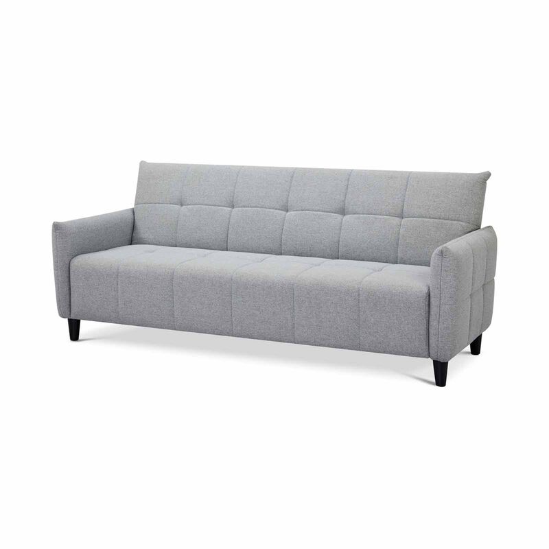 Sofa Bed With Storage Grey BERYL-image 3