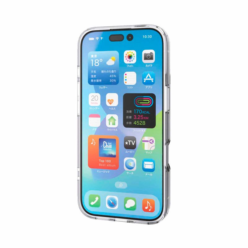 ELECOM Iphone 17 Hybrid Case Magkeep PM-A25AMAG02WH-image 4