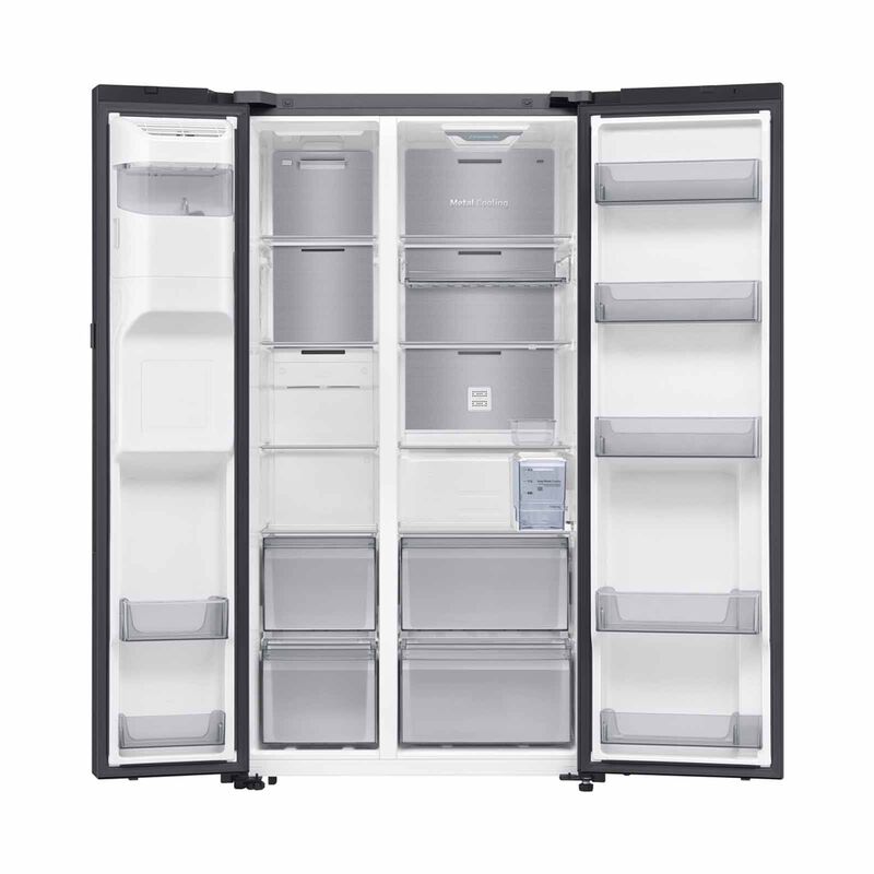 SAMSUNG Side By Side Fridge (615l) (black Doi) RS90F65D3FSS-image 8