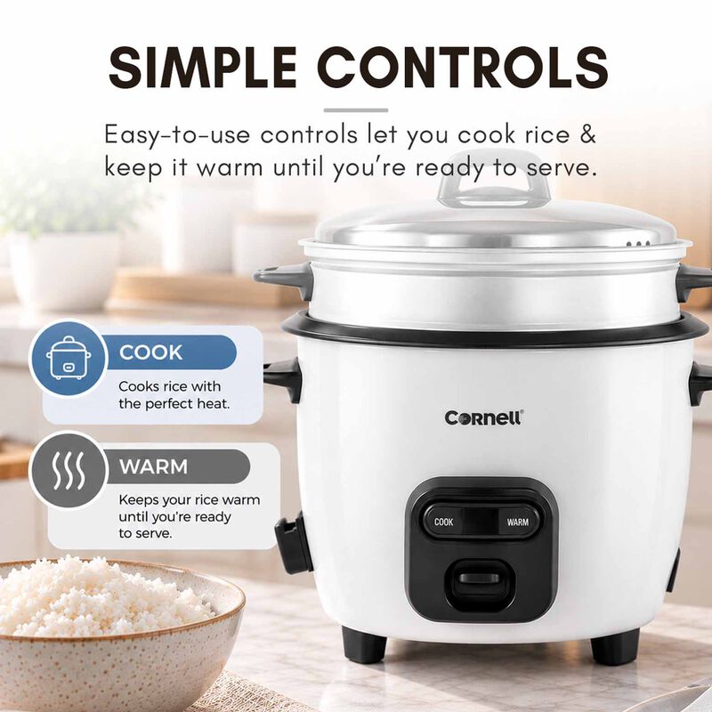 CORNELL Conventional Rice Cooker (1.8l) CRCCS182B-image 12
