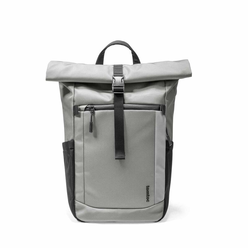 TOMTOC Navigator-t61 Rolltop Backpack - Gray T61M1G1-image 1