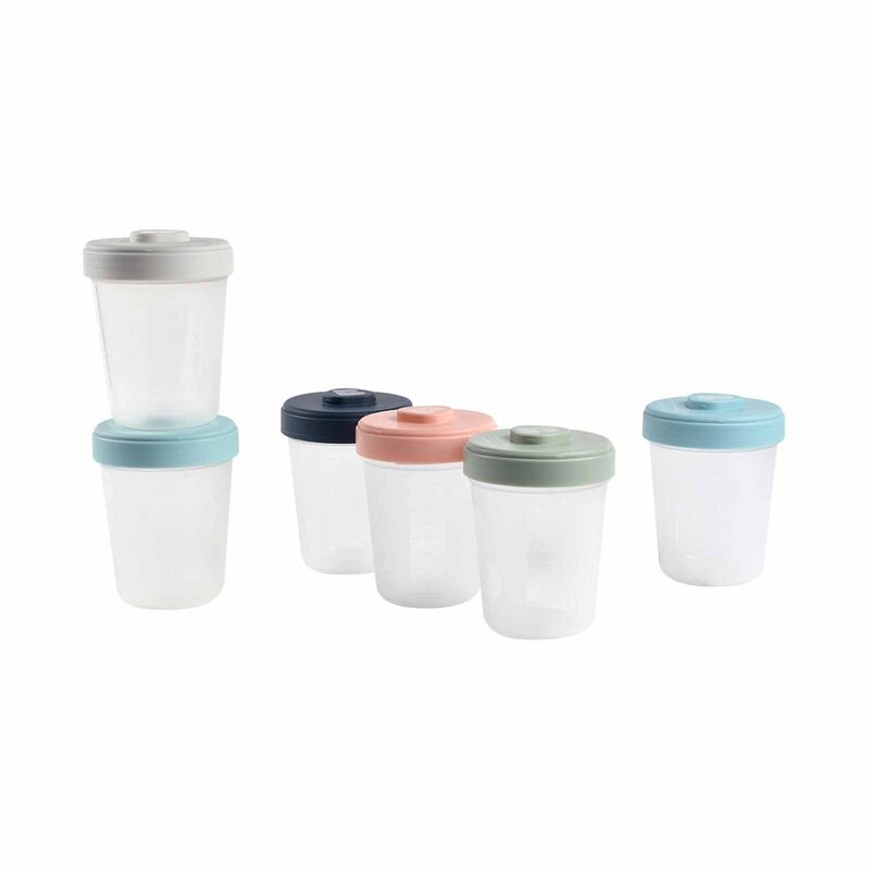 BEABA Food Storage Toddler Set 250ml - Eucalyptus (online) CLIP PORTIONS-image 2