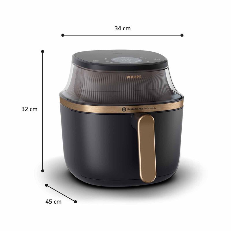 PHILIPS Air Fryer Nova Xxl (7.2l) NA342/09-image 6