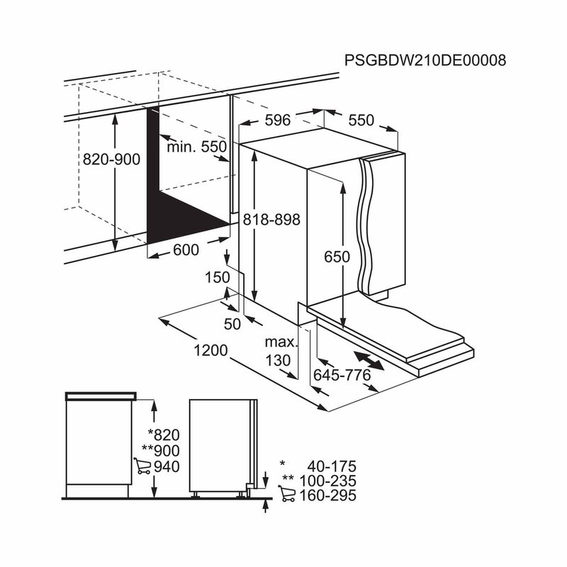 ELECTROLUX 60cm Fully Integrated Dishwasher (14 Place Setting) (exclude Installation) EEM48301L-image 5