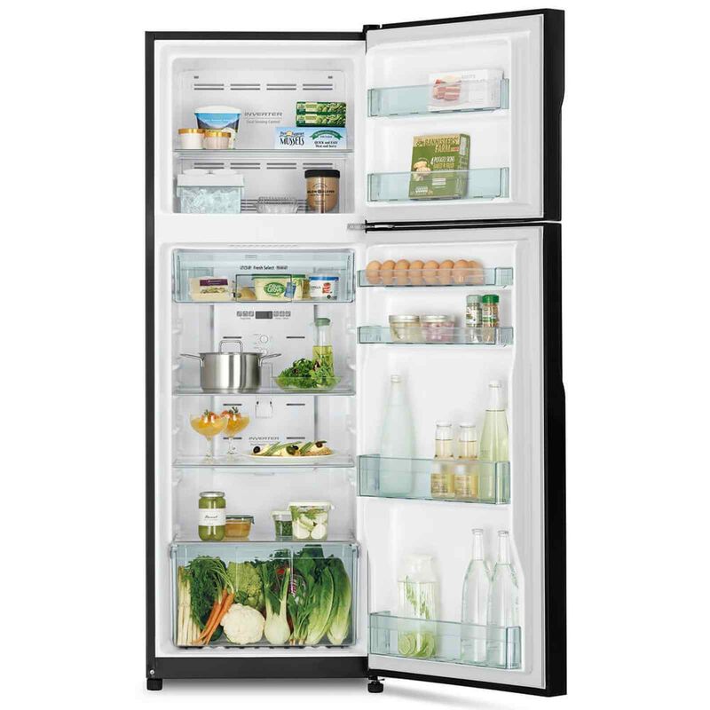 HITACHI 2 Dr Fridge (net 285l) Top Freezer RH350P7MSBSL-image 2