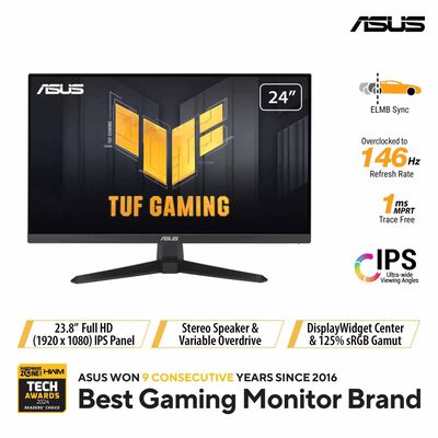 ASUS 23.8in Tuf Gaming Fhd 144hz Gaming Monitor VG249QE5A