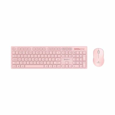 MICROPACK Ifree Lite 2 Wireless Combo - Pink KM-237W-EN-PK