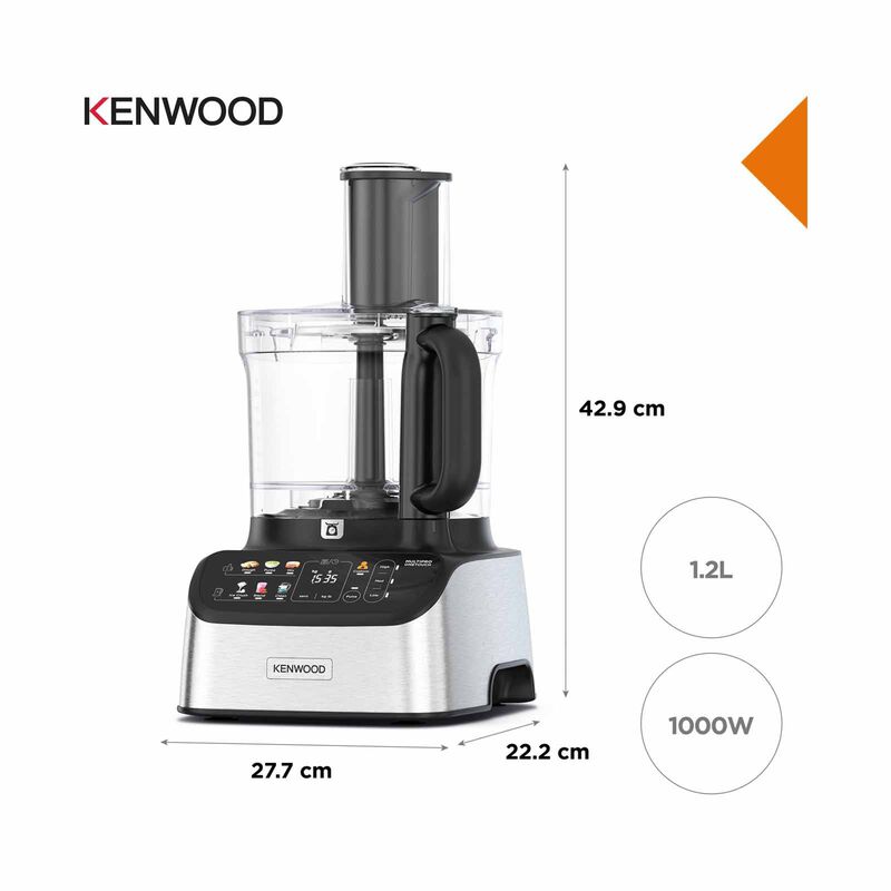 KENWOOD Multi Pro One Touch Food Processor And Blender (1.5l) FDM73.850SS-image 4