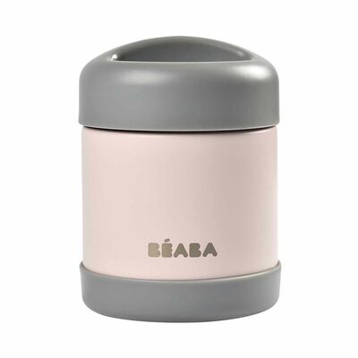 BEABA Food Container 300ml - Dark Mist/light Pink (online) STAINLESS STEEL