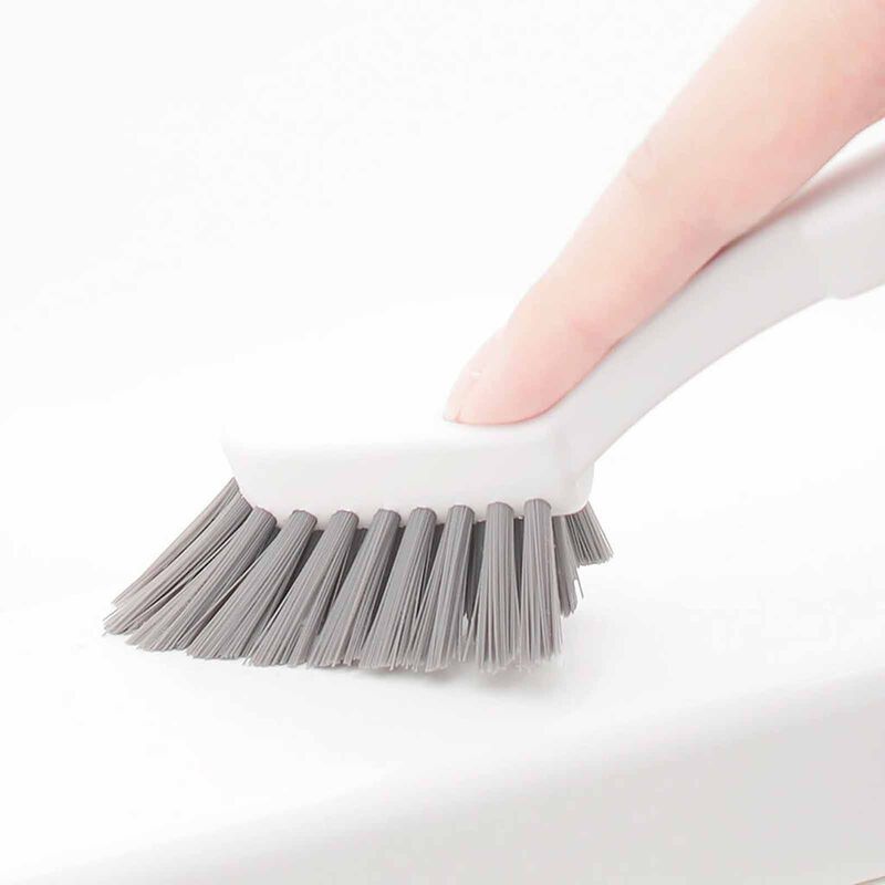 MARNA Grout Cleaning Brush W/tweezers (30x215x43mm) - White W652-W-image 5