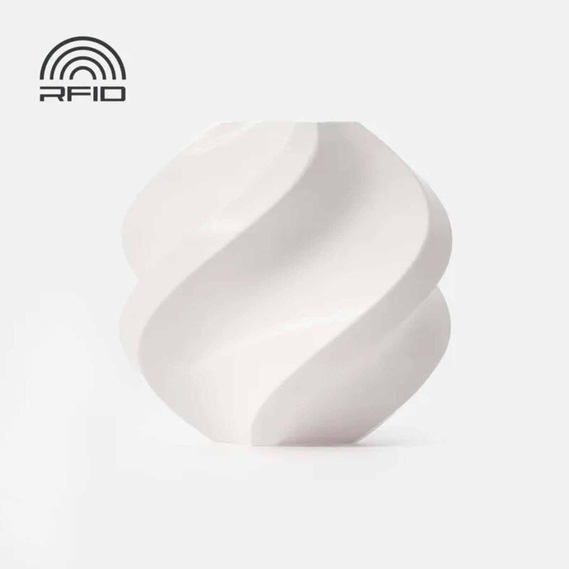 BAMBU LAB Pla Basic - Jade White - With Reusable Spool BAM-A00-W1-1.75-1000-SPL-image null