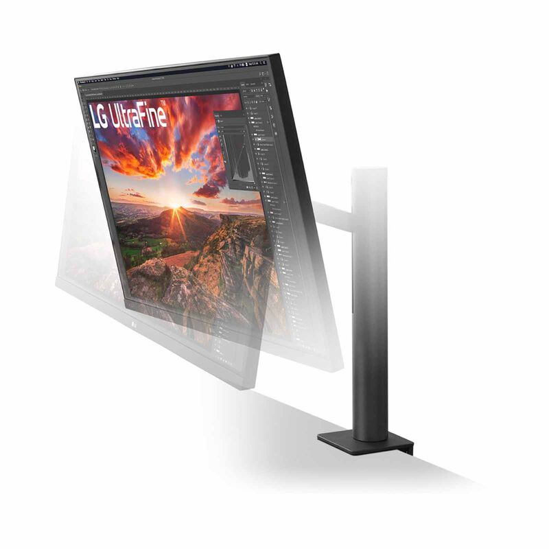 LG 31.5in Uhd 4k Ips Display Usb Type-c Has Ergo Monitor 32UN880K-B-image 4