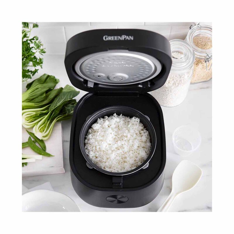 GREENPAN Bistro Collection Rice & Grains Cooker - Matte Black GPRC046252-image 3