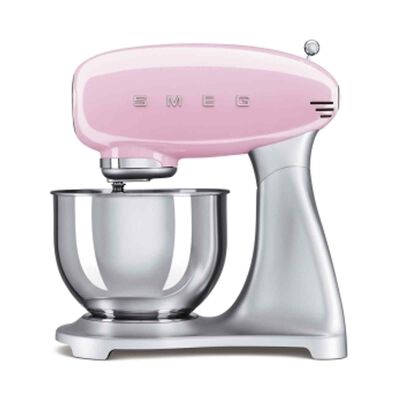 SMEG Stand Mixer (800w) 50s Style SMF01PKUK (PINK)