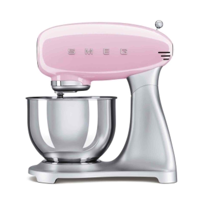 SMEG Stand Mixer (800w) 50s Style SMF01PKUK (PINK)-image null