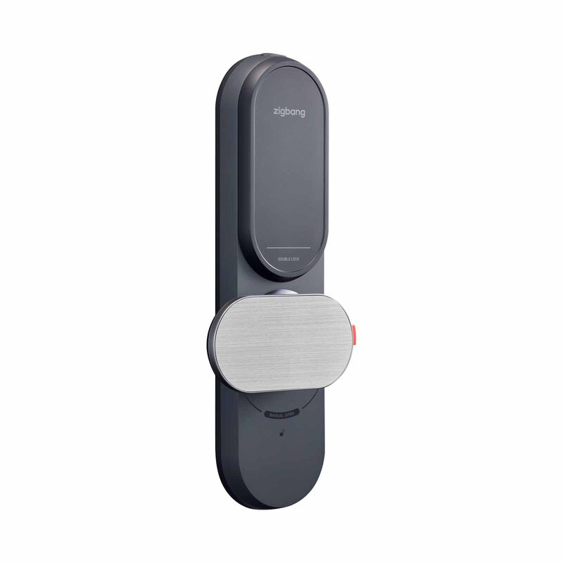 ZIGBANG Shp-a21 Digital Gate Lock + Zd-r70 (black) Passwordless Ai Door Lock Bundle SHP-A21 + ZD-R70 (BLACK)-image 2