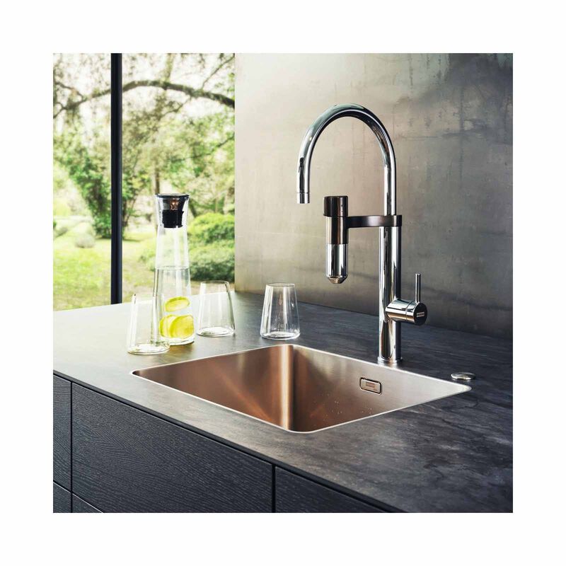 FRANKE Franke Tap Vital Capsule Filter Tap J-spout Chrome & Gun Metal Vital 218 - Exclude Installation VITAL 218-image 6